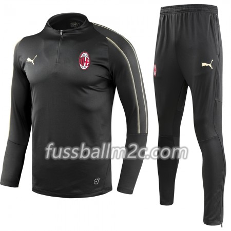 AC Mailand Sweatshirts Anzüge Schwarz 2018-2019